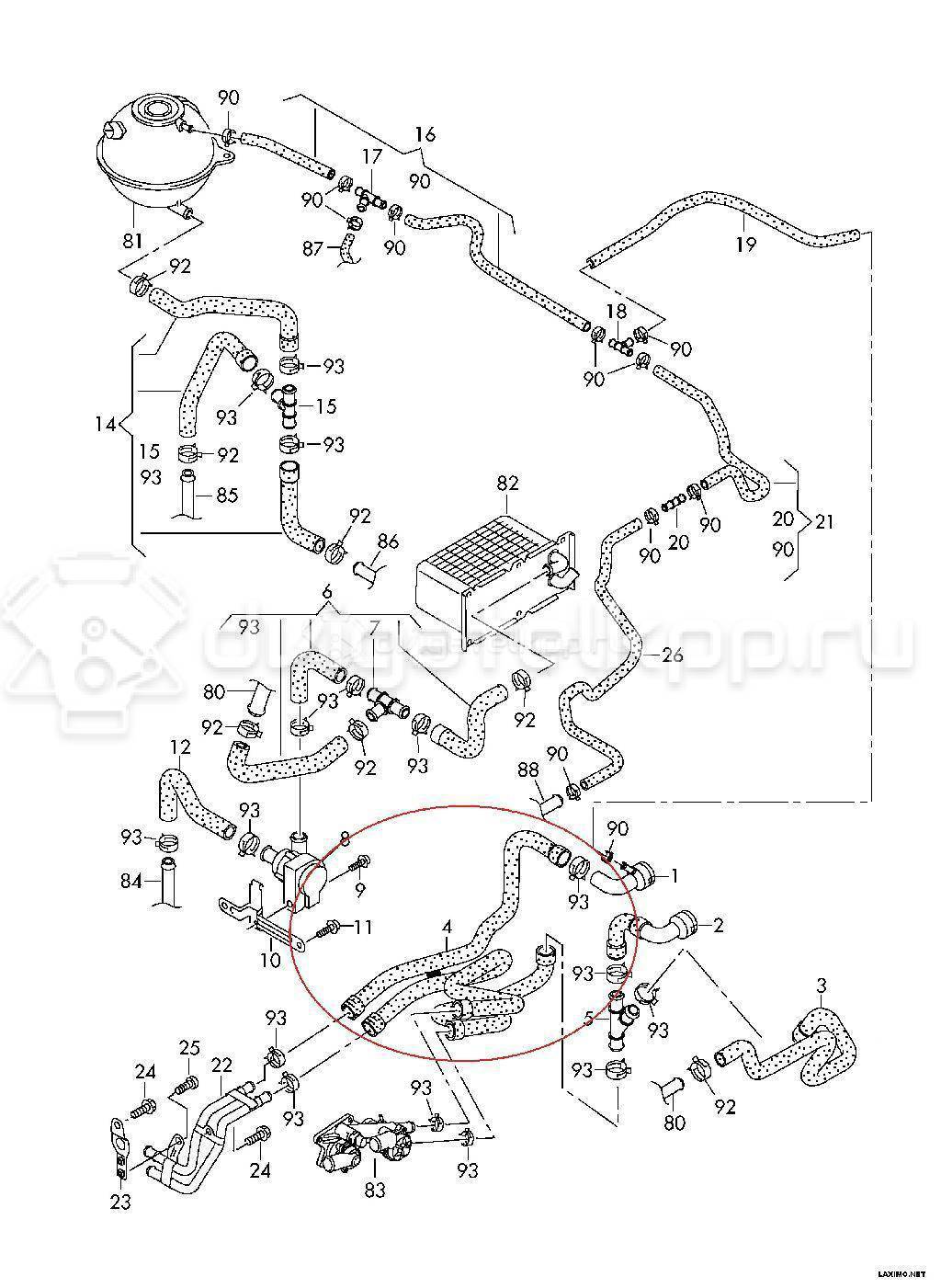 Фото Патрубок отопителя  1k0122157jq для audi A3 [8P1] {forloop.counter}}
