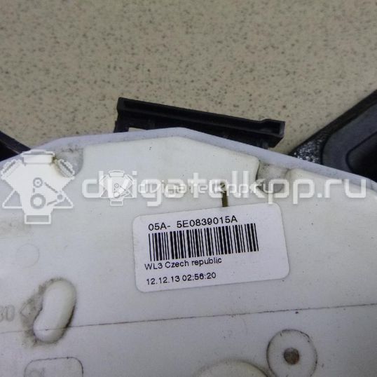 Фото Замок двери задней левой  5E0839015A для Skoda Octavia / Yeti 5L / Rapid