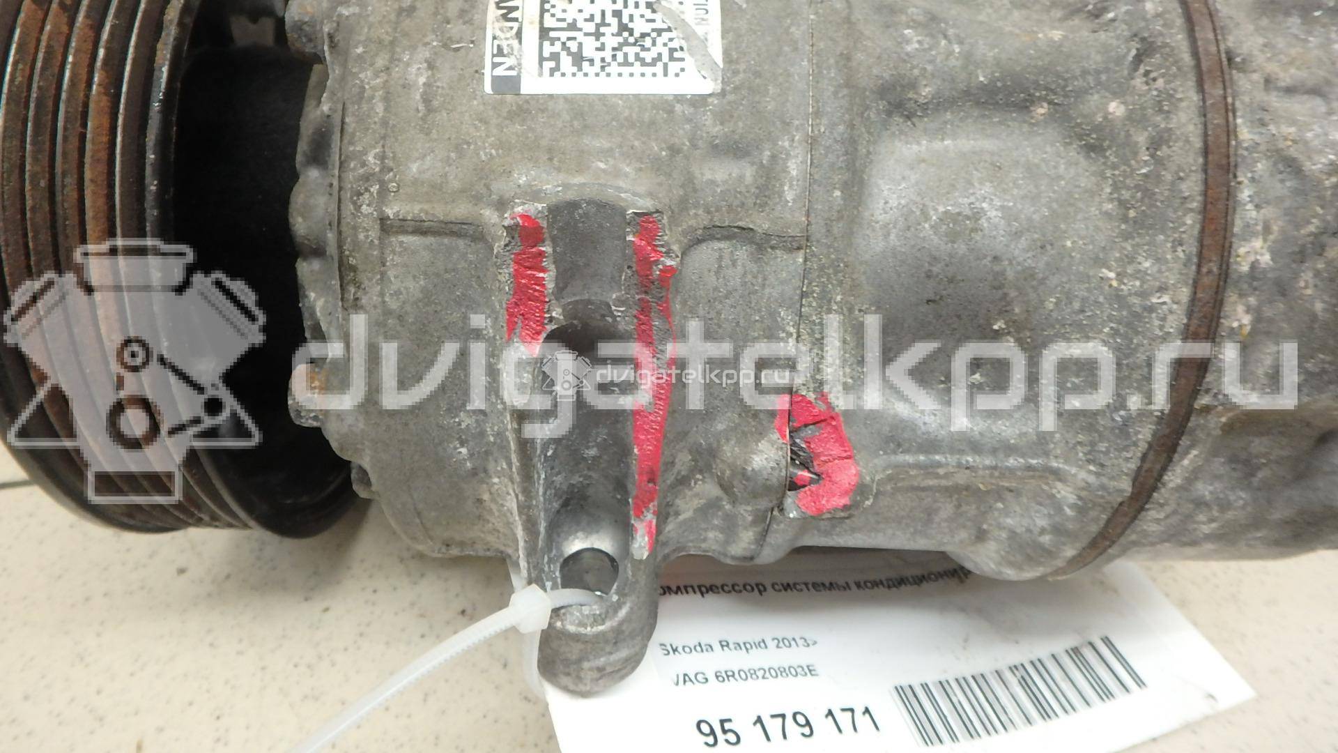 Фото Компрессор системы кондиционирования  6R0820803E для Skoda Roomster 5J / Fabia / Octavia / Rapid {forloop.counter}}