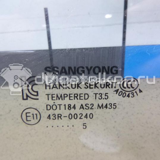 Фото Стекло двери задней левой  7337634011 для ssang yong Actyon New/Korando C