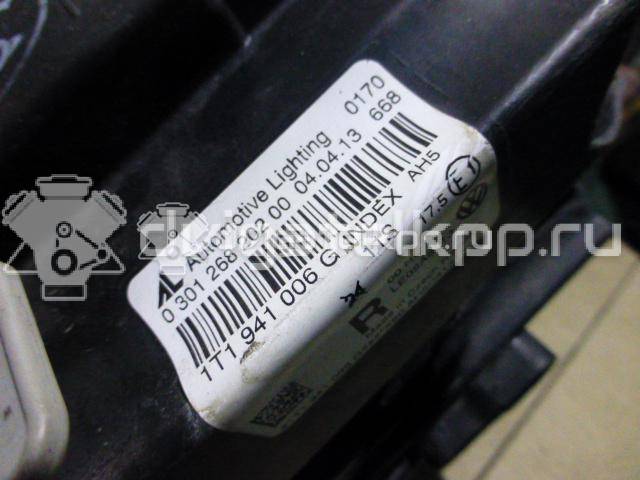 Фото Фара правая  1T1941006G для Volkswagen Caddy / Touran {forloop.counter}}