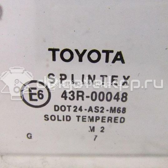 Фото Стекло двери задней правой  6810305100 для Toyota Avensis