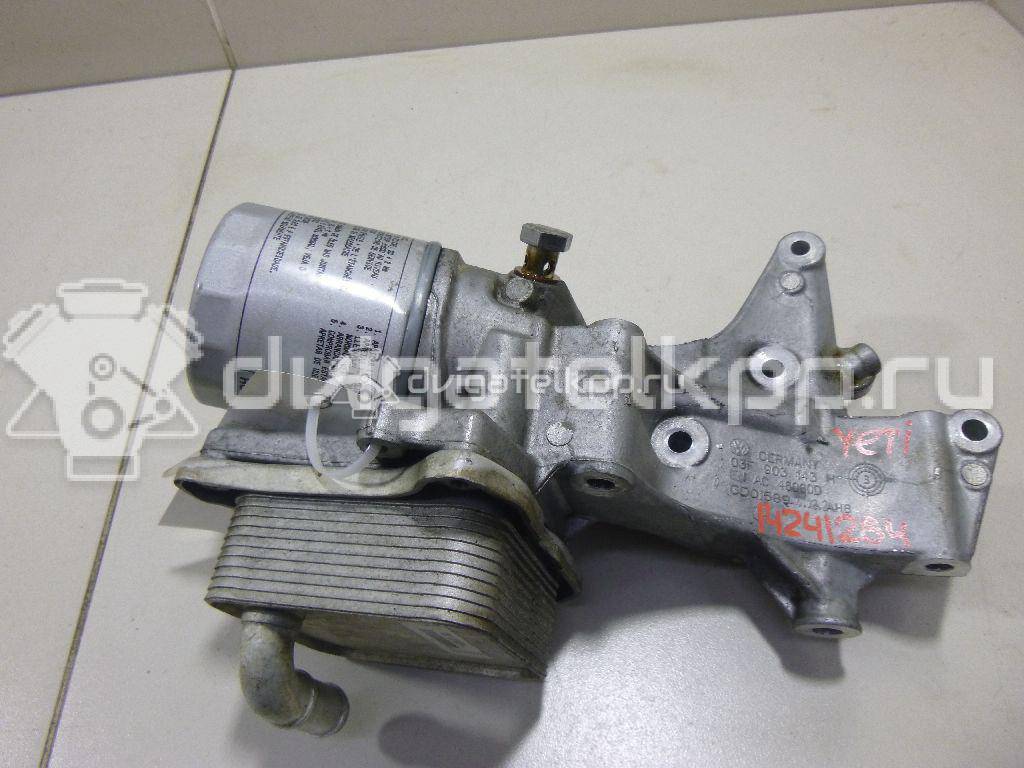Фото Кронштейн масляного фильтра для двигателя CBZB для Skoda Roomster 5J / Octaviaii 1Z3 / Yeti 5L / Fabia / Octavia 105 л.с 8V 1.2 л бензин 03F903141F {forloop.counter}}
