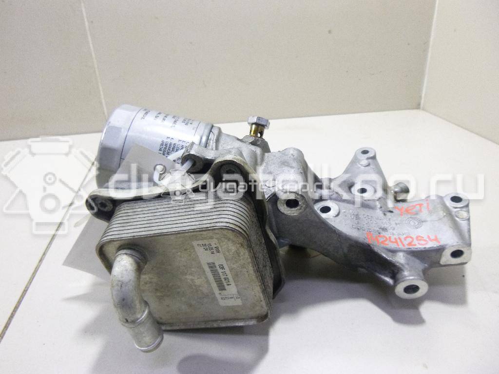 Фото Кронштейн масляного фильтра для двигателя CBZB для Skoda Roomster 5J / Octaviaii 1Z3 / Yeti 5L / Fabia / Octavia 105 л.с 8V 1.2 л бензин 03F903141F {forloop.counter}}