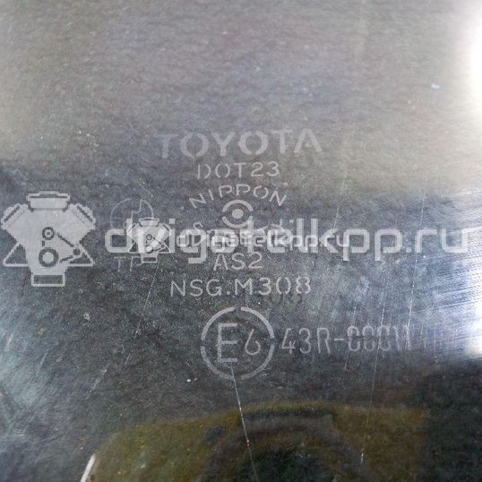 Фото Стекло двери передней правой  6810112820 для Toyota Corolla