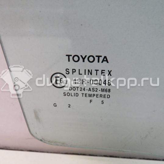 Фото Стекло двери задней правой  6810302080 для Toyota Corolla