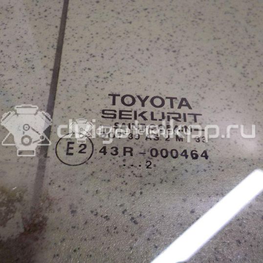 Фото Стекло двери задней правой  6810302070 для Toyota Corolla