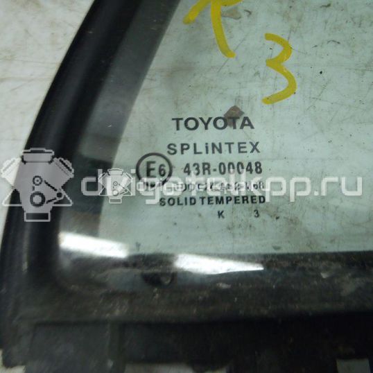 Фото Стекло двери задней правой (форточка)  6812302070 для Toyota Corolla