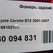 Фото Фонарь задний правый  8155102180 для Toyota Corolla {forloop.counter}}