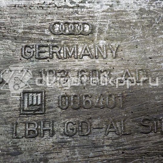 Фото Поддон масляный двигателя для двигателя BFM для Audi A8 335 л.с 40V 4.2 л бензин 077103603AE