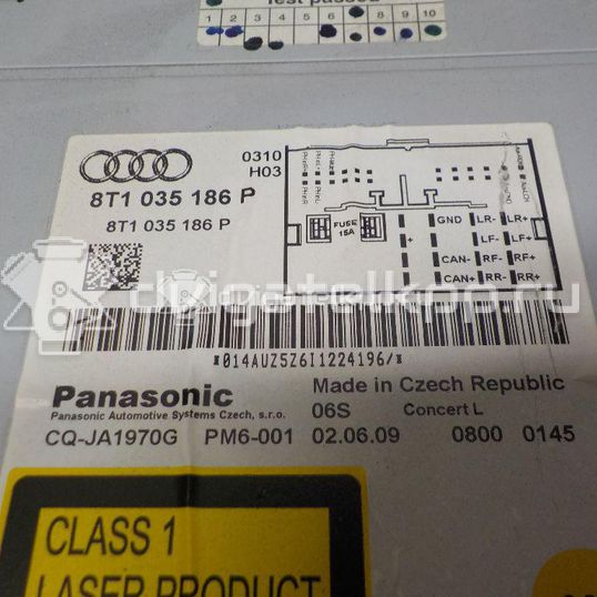 Фото Магнитола  8T1035186P для audi A4 [B8]