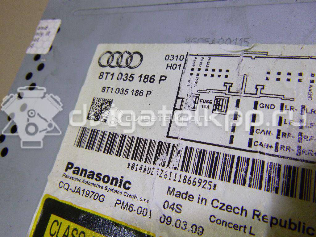 Фото Магнитола  8T1035186P для audi A4 [B8] {forloop.counter}}