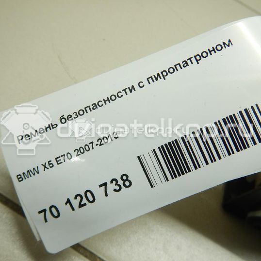 Фото Ремень безопасности с пиропатроном  72117171970 для bmw X5 E70