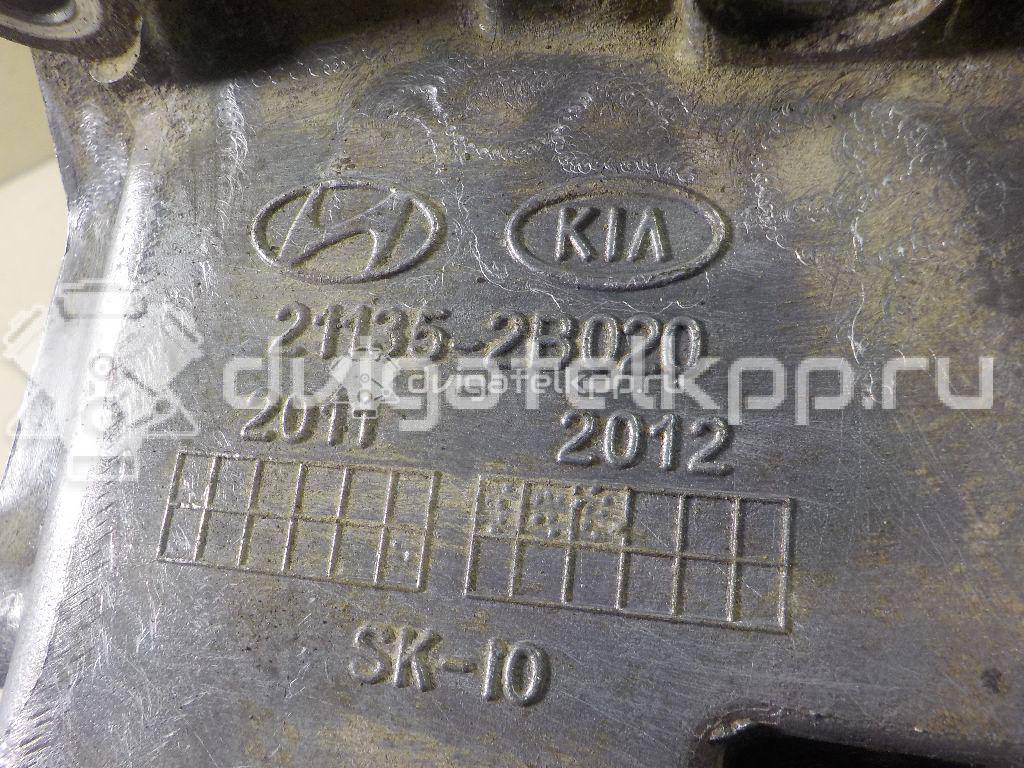 Фото Поддон масляный двигателя для двигателя G4FC для Hyundai (Beijing) / Hyundai / Kia 122-132 л.с 16V 1.6 л бензин 211352B020 {forloop.counter}}