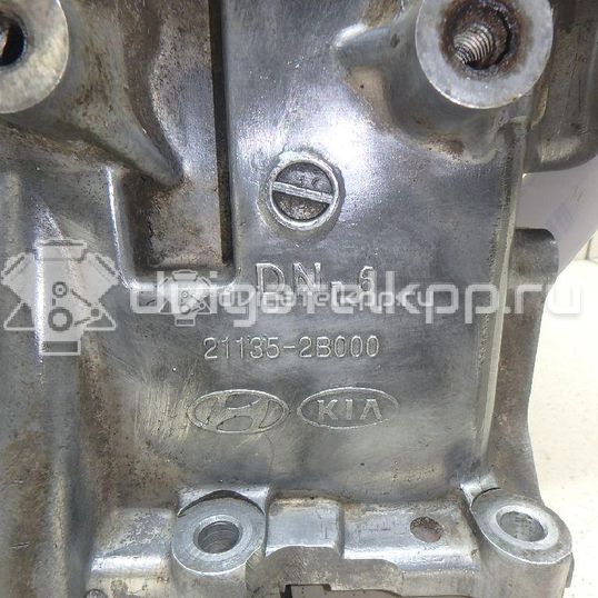 Фото Поддон масляный двигателя для двигателя G4FA для Hyundai / Kia 100-109 л.с 16V 1.4 л бензин