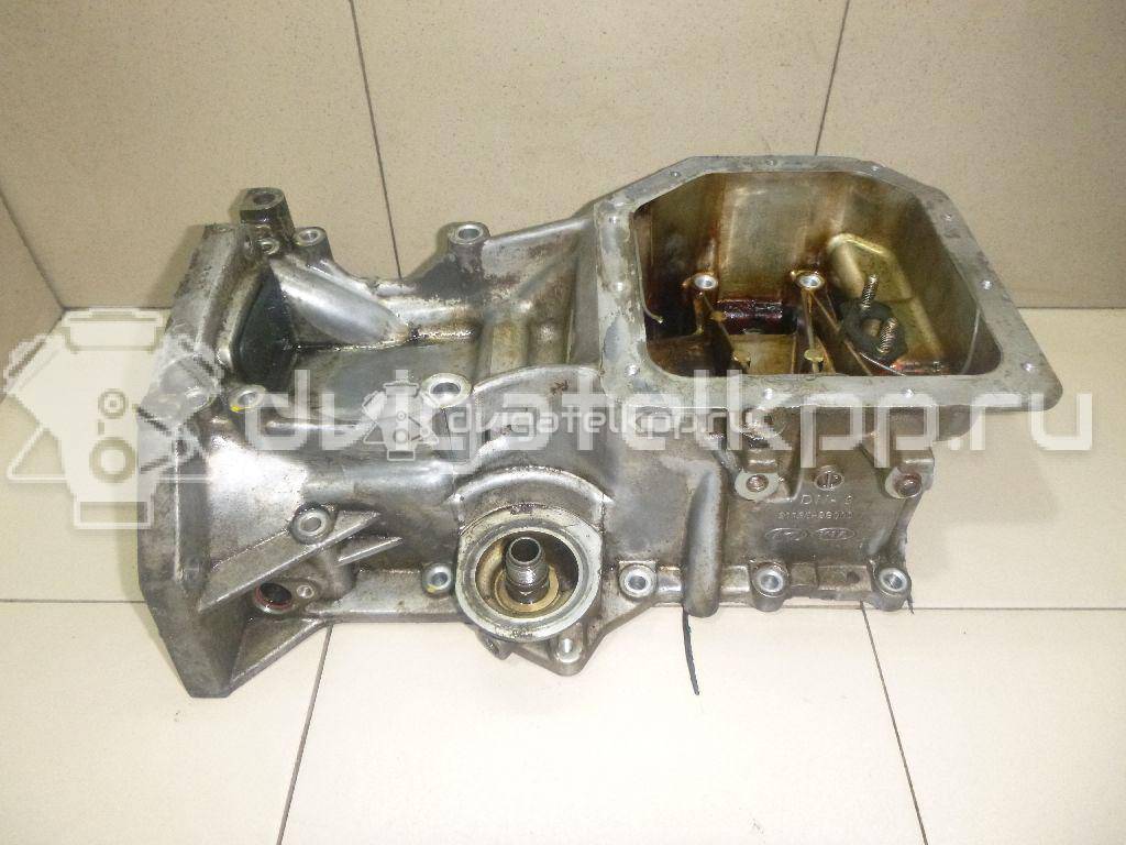 Фото Поддон масляный двигателя для двигателя G4FA для Hyundai / Kia 100-109 л.с 16V 1.4 л бензин {forloop.counter}}
