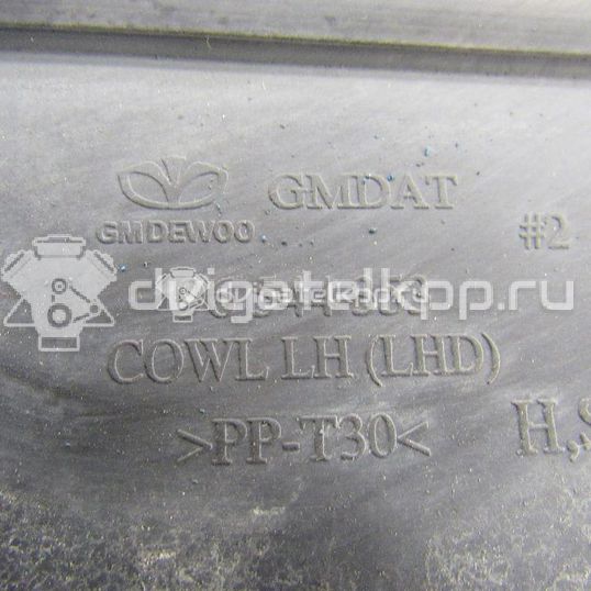 Фото Решетка стеклооч. (планка под лобовое стекло)  96544353 для chevrolet Spark