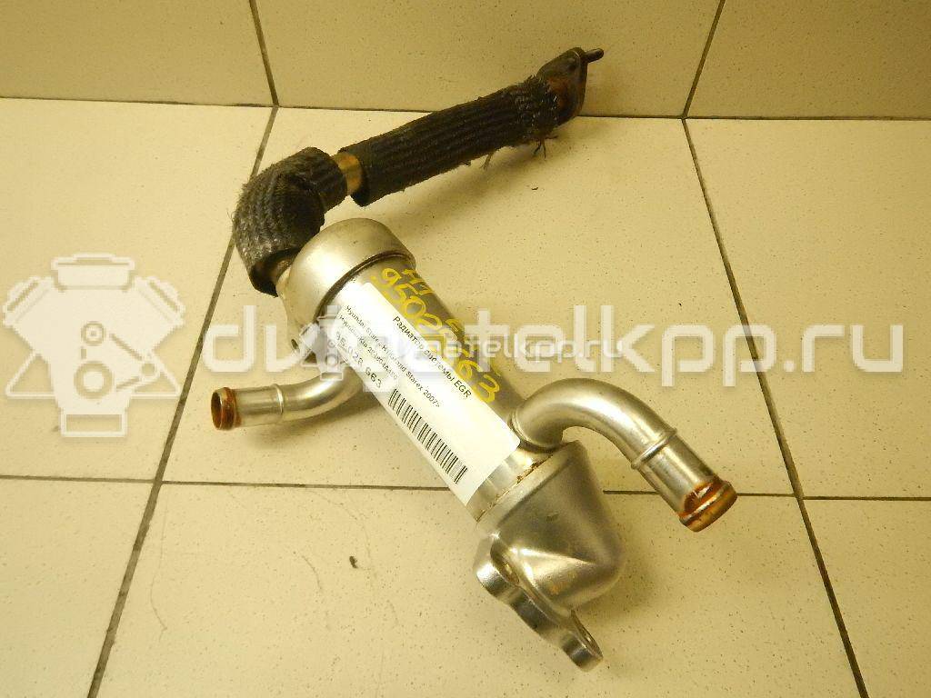 Фото Радиатор системы EGR для двигателя D4CB для Hyundai / Kia 129-178 л.с 16V 2.5 л Дизельное топливо 284804A480 {forloop.counter}}