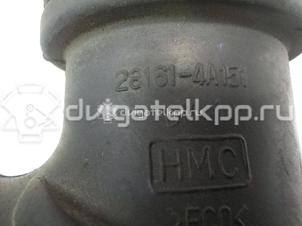 Фото Патрубок воздушного фильтра для двигателя D4BH для Hyundai (Huatai) / Mitsubishi / Hyundai / Kia 103 л.с 8V 2.5 л Дизельное топливо 281614A151 {forloop.counter}}