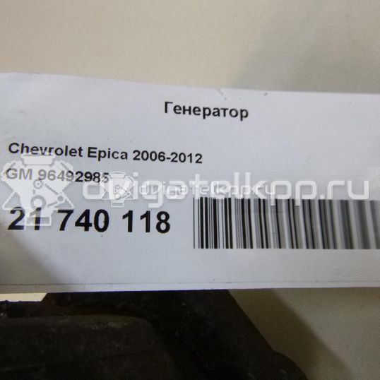 Фото Генератор  96492985 для Chevrolet Kalos / Spark / Matiz M200, M250 / Epica Kl1 / Aveo