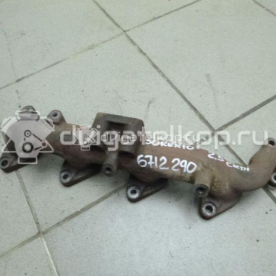 Фото Коллектор выпускной для двигателя D4CB для Hyundai / Kia 140 л.с 16V 2.5 л Дизельное топливо 285114A000