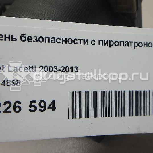 Фото Ремень безопасности с пиропатроном  96414898 для chevrolet Lacetti
