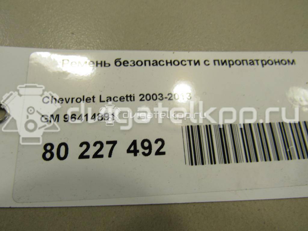 Фото Ремень безопасности с пиропатроном  96414891 для chevrolet Lacetti {forloop.counter}}