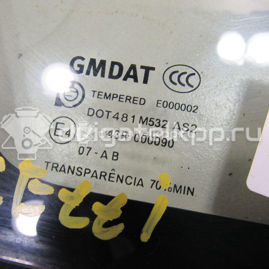 Фото Стекло кузовное глухое левое  96617455 для chevrolet Lacetti