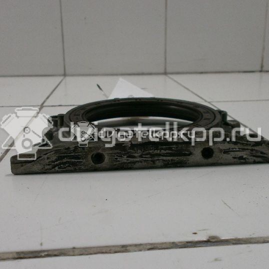 Фото Крышка коленвала задняя для двигателя D4CB для Hyundai / Kia 129-178 л.с 16V 2.5 л Дизельное топливо 214404A001
