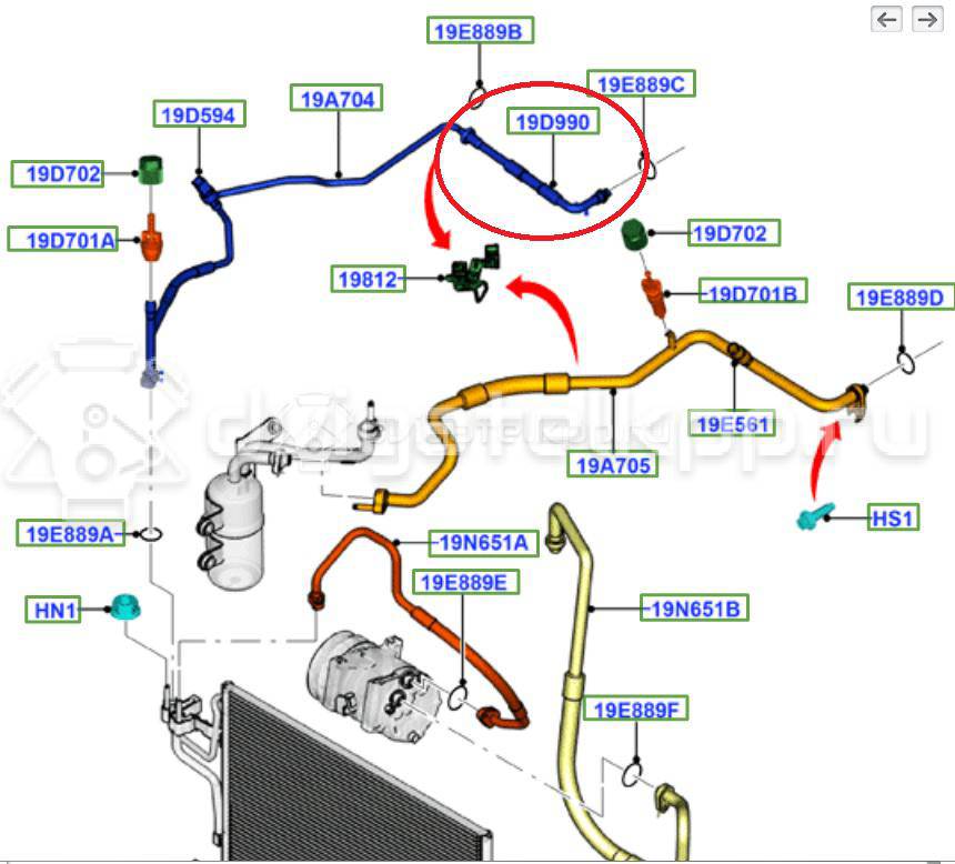 Фото Клапан кондиционера  3856040 для ford america Explorer (U2) {forloop.counter}}