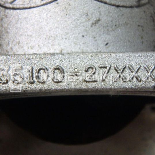 Фото Заслонка воздушная для двигателя D4CB для Hyundai / Kia 110-175 л.с 16V 2.5 л Дизельное топливо 351004A100