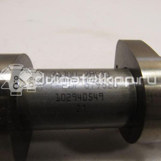 Фото Распредвал впускной для двигателя G4FC для Hyundai (Beijing) / Hyundai / Kia 122-132 л.с 16V 1.6 л бензин 241002B010