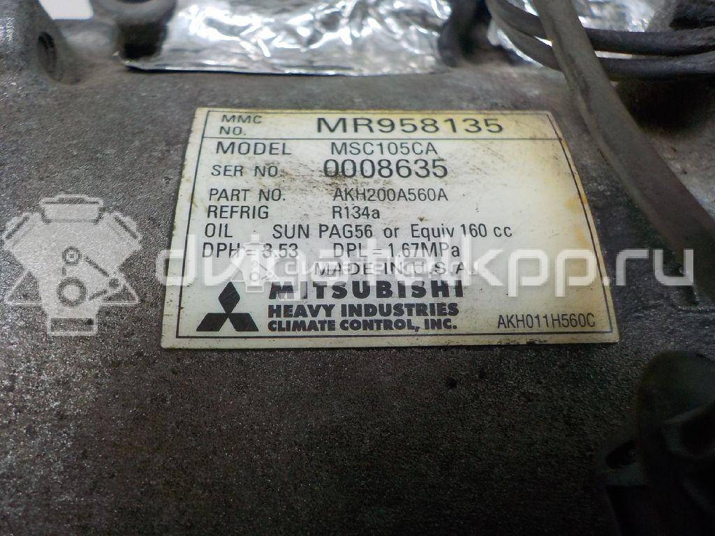 Фото Компрессор системы кондиционирования  mr958135 для Mitsubishi Grandis Na W {forloop.counter}}