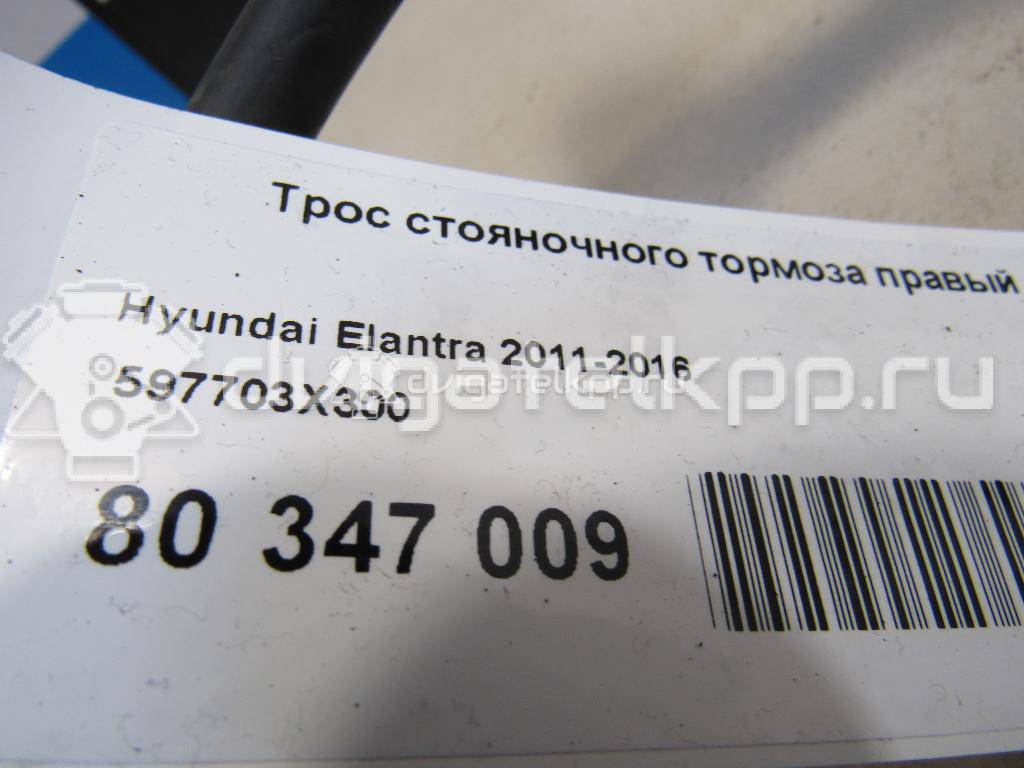 Фото Трос стояночного тормоза правый  597703X300 для Hyundai Elantra {forloop.counter}}