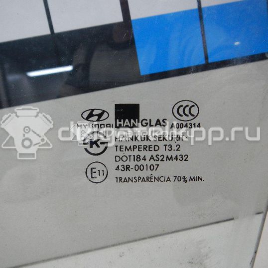 Фото Стекло двери передней левой  824101c210 для Hyundai Getz Tb