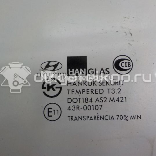 Фото Стекло двери передней левой  824101C010 для Hyundai Getz Tb