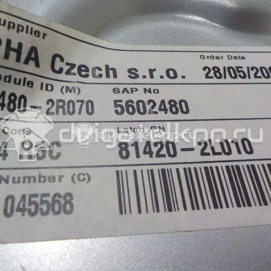 Фото Стеклоподъемник электр. задний правый  834812r010 для Hyundai I30