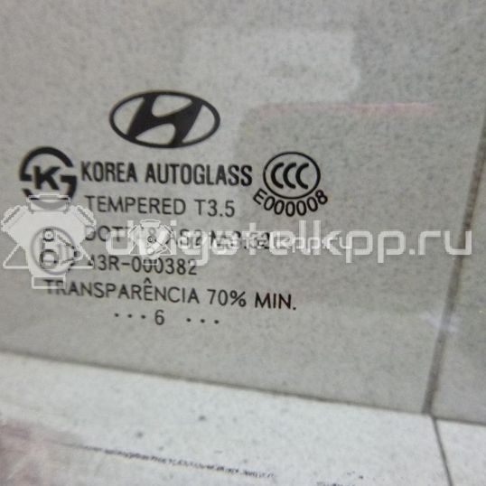 Фото Стекло двери передней правой  824212b000 для Hyundai Santa Fé