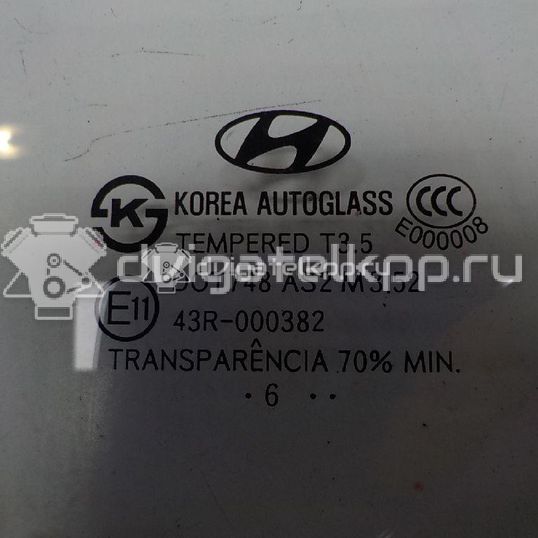 Фото Стекло двери передней правой  824212b000 для Hyundai Santa Fé