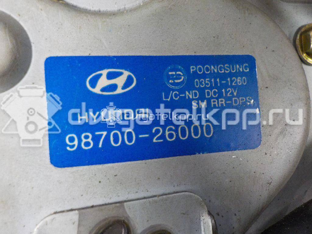 Фото Моторчик стеклоочистителя задний  9870026000 для Hyundai Santa Fé {forloop.counter}}