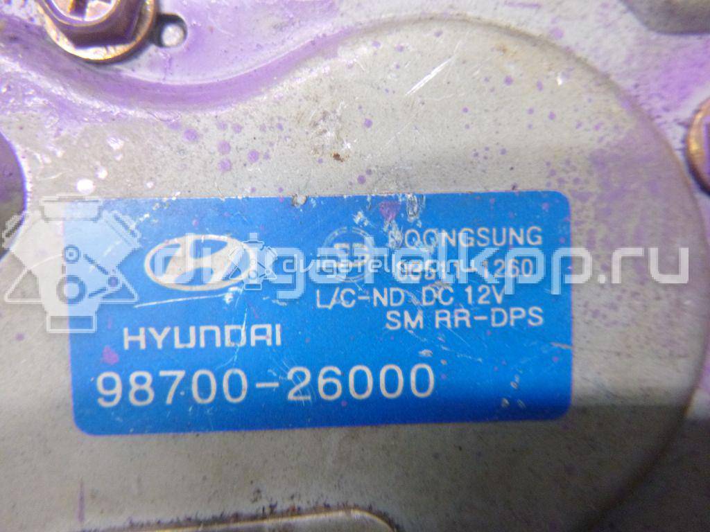 Фото Моторчик стеклоочистителя задний  9870026000 для Hyundai Santa Fé {forloop.counter}}