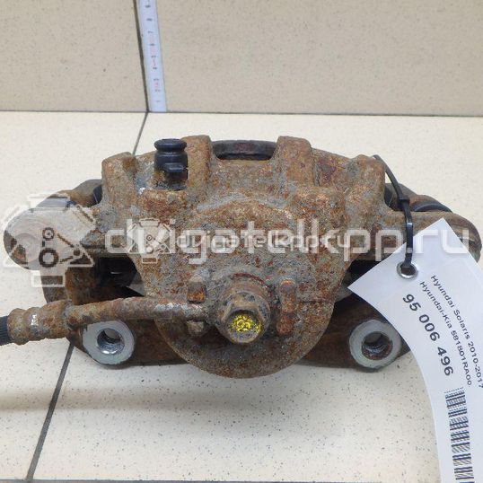 Фото Суппорт тормозной передний левый  581801RA00 для Hyundai I20