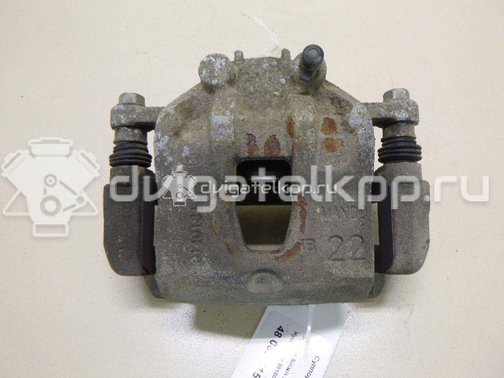 Фото Суппорт тормозной передний левый  581801RA00 для Hyundai I20 {forloop.counter}}