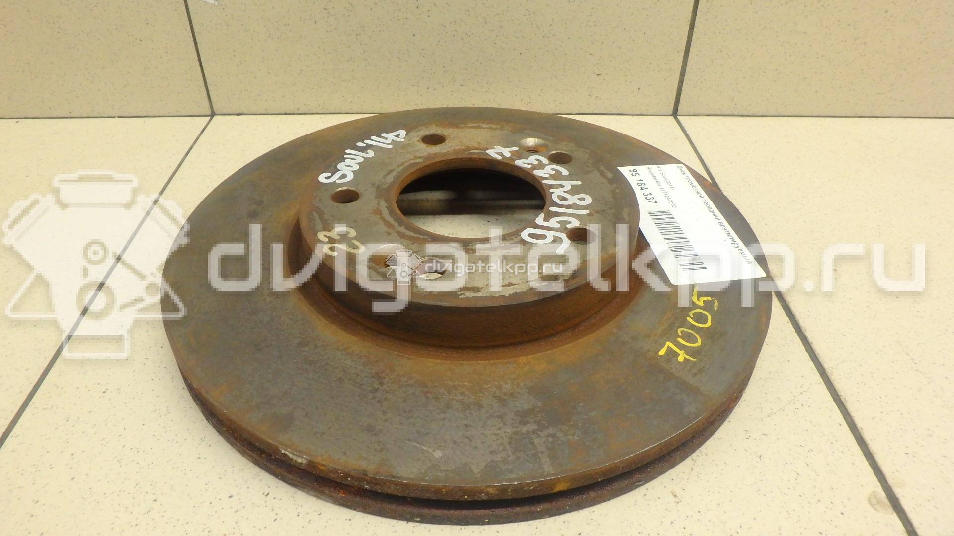 Фото Диск тормозной передний вентилируемый  51712A7000 для Hyundai Veloster Fs / I30 / Elantra {forloop.counter}}