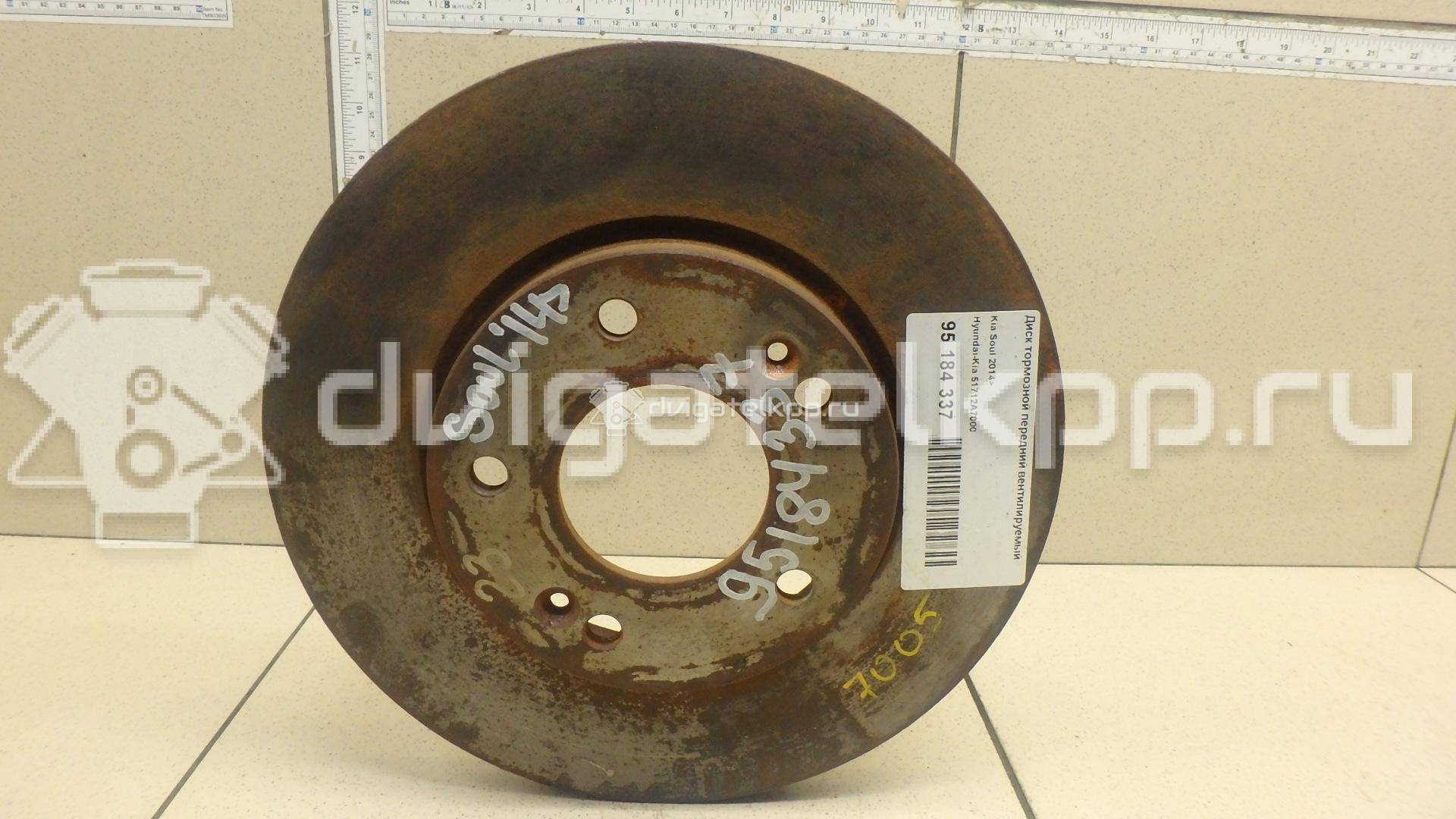 Фото Диск тормозной передний вентилируемый  51712A7000 для Hyundai Veloster Fs / I30 / Elantra {forloop.counter}}