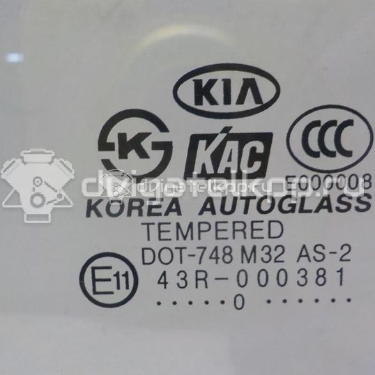 Фото Стекло двери передней левой  824111G010 для Kia Rio