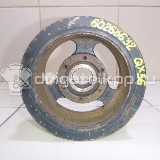 Фото Шкив коленвала для двигателя VK56DE для Infiniti / Nissan 309-324 л.с 32V 5.6 л бензин 123037S000
