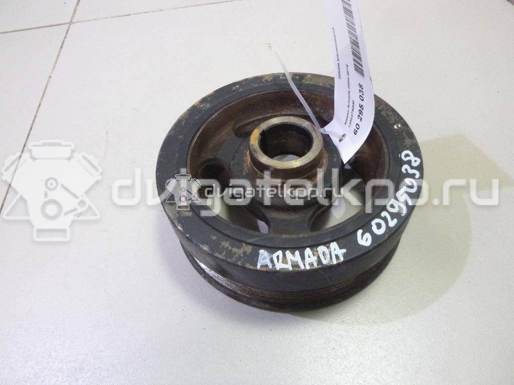 Фото Шкив коленвала для двигателя VK56DE для Infiniti / Nissan 305-322 л.с 32V 5.6 л Бензин/спирт 123037S000 {forloop.counter}}