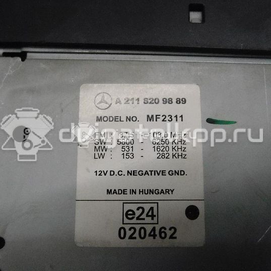 Фото Магнитола  2118209889 для mercedes benz W211 E-Klasse