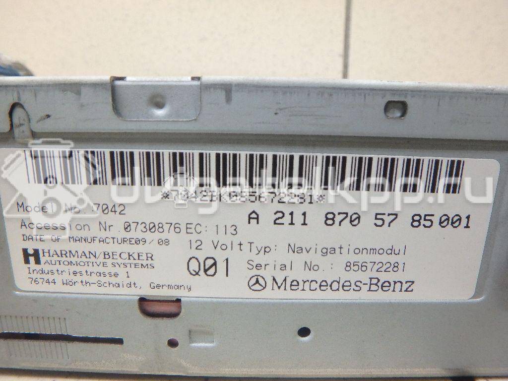 Фото Ченджер компакт дисков  2118705785 для mercedes benz W211 E-Klasse {forloop.counter}}